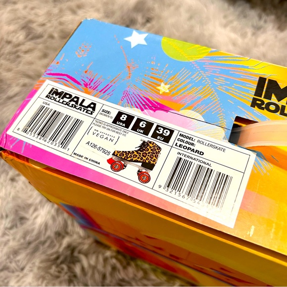 Impala Leopard Quad Rollerskates ✨ - Picture 7 of 11